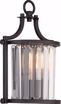 Picture of NUVO Lighting 60/5776 Krys - 1 Light Crystal Wall Sconce with 60w Vintage Lamp Included; Aged Bronze Finish