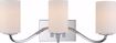 Picture of NUVO Lighting 60/5803 Willow - 3 Light Vanity Fixture with White Glass