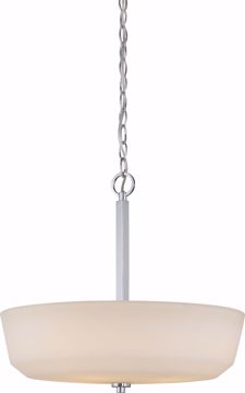 Picture of NUVO Lighting 60/5807 Willow - 4 Light Pendant with White Glass