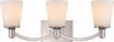 Picture of NUVO Lighting 60/5823 Laguna - 3 Light Vanity with White Glass