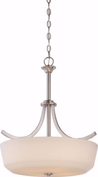 Picture of NUVO Lighting 60/5827 Laguna - 4 Light Pendant with White Glass