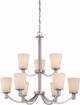 Picture of NUVO Lighting 60/5829 Laguna - 9 Light 2-Tier Hanging with White Glass