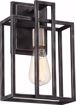Picture of NUVO Lighting 60/5856 Lake - 1 Light Wall Sconce; Iron Black with Brushed Nickel Accents Finish