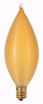 Picture of SATCO S2706 25W C-11 AMBER SATCO-ESC CAND Incandescent Light Bulb