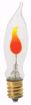 Picture of SATCO S3661 3W TT FLICKER CAND Clear Incandescent Light Bulb