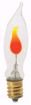Picture of SATCO S3761 3W FLICKER CAND Clear Incandescent Light Bulb