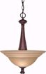 Picture of NUVO Lighting 60/104 Mericana - 2 Light - 16" - Pendant - with Amber Water Glass