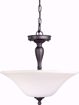 Picture of NUVO Lighting 60/1847 Dupont - 3 Light Semi Flush with Satin White Glass