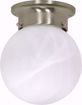 Picture of NUVO Lighting 60/257 1 Light - 6" - Ceiling Mount - Alabaster Ball