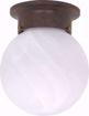 Picture of NUVO Lighting 60/259 1 Light - 6" - Ceiling Mount - Alabaster Ball