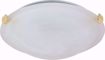 Picture of NUVO Lighting 60/274 1 Light - 12" - Flush Mount - Tri-Clip with Alabaster Glass