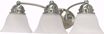 Picture of NUVO Lighting 60/3206 Empire ES - 3 Light 21" Vanity with Alabaster Glass - (3) 13w GU24 Lamps Included