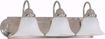 Picture of NUVO Lighting 60/321 Ballerina - 3 Light - 24" - Vanity - with Alabaster Glass Bell Shades