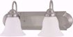 Picture of NUVO Lighting 60/3278 Ballerina - 2 Light 18" Vanity with Frosted White Glass