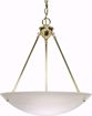 Picture of NUVO Lighting 60/372 3 Light - 23" - Pendant - Alabaster Glass Bowl