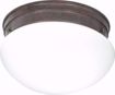 Picture of NUVO Lighting 60/407 2 Light CFL - 10" - Medium White Mushroom - (2) 13W GU24 Lamps Included