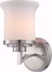 Picture of NUVO Lighting 60/4101 Harmony - 1 Light Vanity Fixture with Satin White Glass