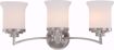 Picture of NUVO Lighting 60/4103 Harmony - 3 Light Vanity Fixture with Satin White Glass