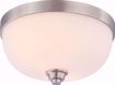 Picture of NUVO Lighting 60/4192 Helium - 2 Light Flush Dome Fixture with Satin White Glass