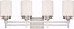 Picture of NUVO Lighting 60/4704 Wright - 4 Light Vanity Fixture with Satin White Glass