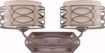 Picture of NUVO Lighting 60/4722 Harlow - 2 Light Vanity Fixture with Khaki Fabric Shades