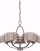 Picture of NUVO Lighting 60/4725 Harlow - 5 Light Chandelier with Khaki Fabric Shades