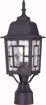 Picture of NUVO Lighting 60/4929 Banyan - 1 Light - 17" Outdoor Post with Clear Water Glass