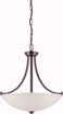 Picture of NUVO Lighting 60/5116 Bentley - 3 Light Pendant with Frosted Glass