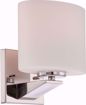 Picture of NUVO Lighting 60/5171 Breeze - 1 Light Vanity Fixture with Etched Opal Glass