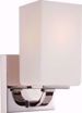 Picture of NUVO Lighting 60/5181 Vista - 1 Light Vanity Fixture with Etched Opal Glass