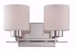 Picture of NUVO Lighting 60/5202 Parallel - 2 Light Vanity Fixture with Etched Opal Glass