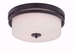 Picture of NUVO Lighting 60/5307 Parallel - 3 Light Flush Fixture with Etched Opal Glass