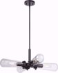 Picture of NUVO Lighting 60/5364 Beaker - 4 Light Hanging Fixture with Clear Glass - Vintage Lamps Included