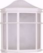 Picture of NUVO Lighting 60/537 1 Light - 10" - Cage Lantern Wall Fixture - Die Cast; Linen Acrylic Lens