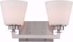 Picture of NUVO Lighting 60/5452 Mobili - 2 Light Vanity Fixture with Satin White Glass