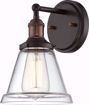 Picture of NUVO Lighting 60/5512 Vintage - 1 Light Sconce with Clear Glass - Vintage Lamp Included