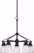 Picture of NUVO Lighting 60/5545 Laurel - 5 Light Chandelier with Clear Seeded Glass