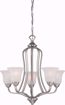 Picture of NUVO Lighting 60/5595 Elizabeth - 5 Light Chandelier with Frosted Glass
