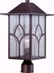 Picture of NUVO Lighting 60/5645 Stanton 1 Light Outdoor Post Fixture with Clear Seed Glass