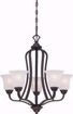 Picture of NUVO Lighting 60/5695 Elizabeth - 5 Light Chandelier with Frosted Glass
