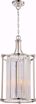 Picture of NUVO Lighting 60/5762 Krys - 4 Light Crystal Foyer Fixture with 60w Vintage Lamps Included; Polished Nickel Finish