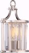 Picture of NUVO Lighting 60/5766 Krys - 1 Light Crystal Wall Sconce with 60w Vintage Lamp Included; Polished Nickel Finish