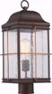 Picture of NUVO Lighting 60/5835 Howell - 1 Light Outdoor Post Lantern with 60w Vintage Lamp Included; Bronze with Copper Accents Finish