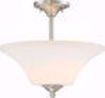 Picture of NUVO Lighting 60/6212 Fawn 2 Light Semi Flush Fixture - Brushed Nickel Finish