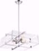 Picture of NUVO Lighting 60/6294 Shelby - 4 Light Pendant Fixture - Polished Nickel Finish