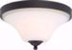 Picture of NUVO Lighting 60/6311 Fawn 2 Light Flush Mount Fixture - Mahogany Bronze Finish
