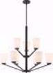 Picture of NUVO Lighting 60/6349 Nome 9 Light Chandelier Fixture - Mahogany Bronze Finish