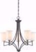 Picture of NUVO Lighting 60/6375 Chester - 5 Light Chandelier Fixture - Iron Black Finish