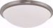Picture of NUVO Lighting 62/1044 Button LED 17" Flush Mount Fixture - Brushed Nickel Finish - Lamp Included