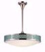 Picture of NUVO Lighting 62/141 Raindrop - Large Pendant with White Glass and removable Aquamarine insert